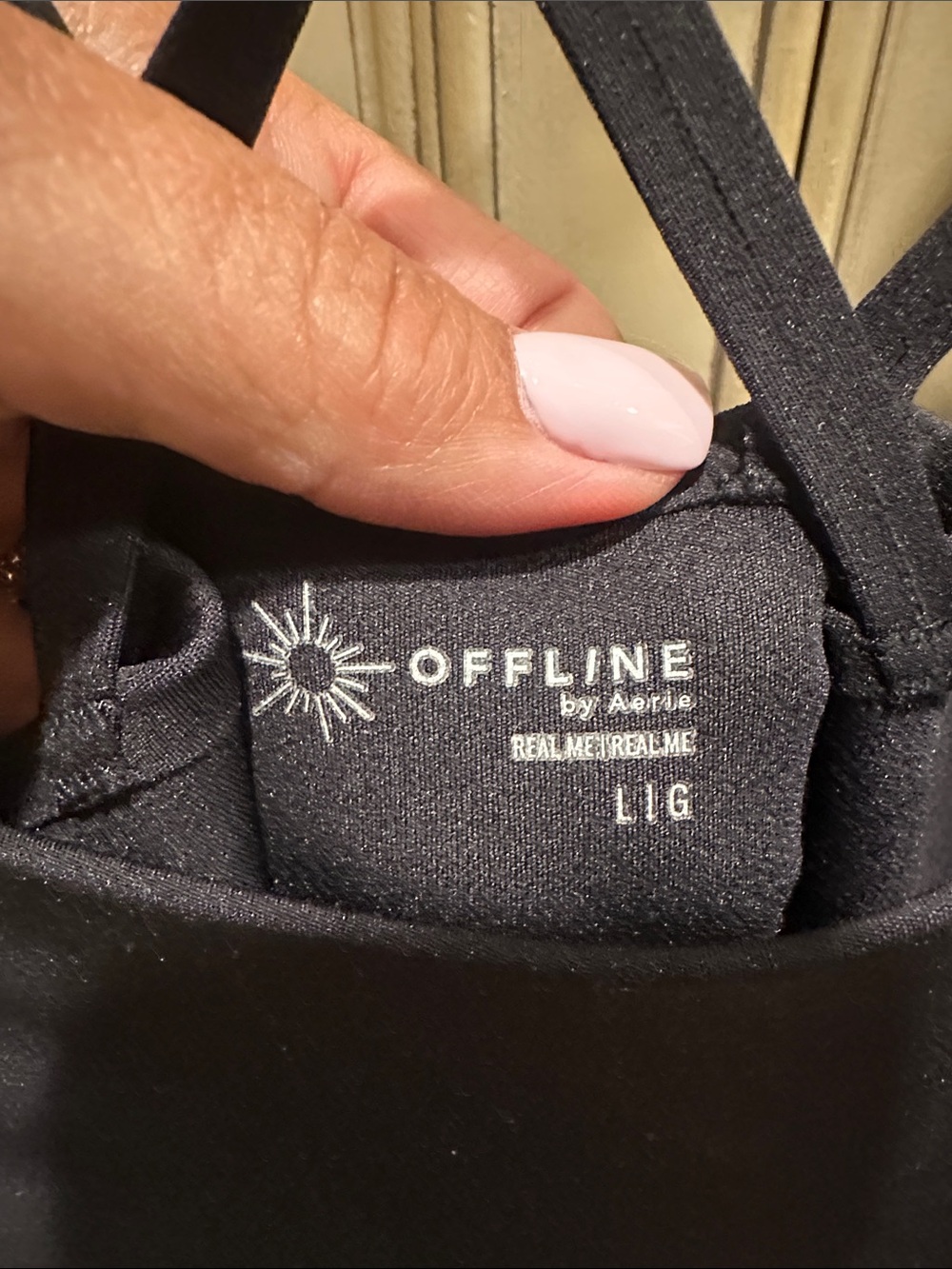 Aerie black OFFLINE crisscross strap tennis dress - Picture 2 of 4